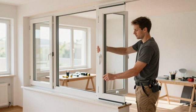 Kunststofffenster Installation