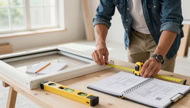 aufmaß für fenster maße berechnen